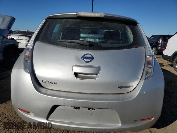 2013 Nissan LEAF SV with VIN 1N4AZ0CP5DC423640, listed as a Copart auction lot 80779174 with 106,221 mi miles and Salvage Title. Bid and sale history available at DreamBid. Image 6.