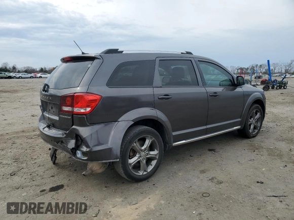 2015 Dodge Journey Crossroad with VIN 3C4PDCGB2FT641223, listed as a Copart auction lot 51144065 with 155,423 mi miles and Salvage Title. Bid and sale history available at DreamBid. Image 3.