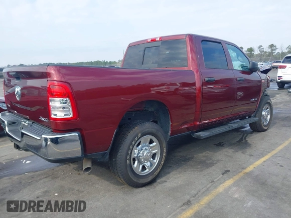 2021 Ram 2500 Tradesman with VIN 3C6UR5CJ5MG695738, listed as a IAAI auction lot 41463849 with 99,735 mi miles. Bid and sale history available at carsss.com. Image 4.