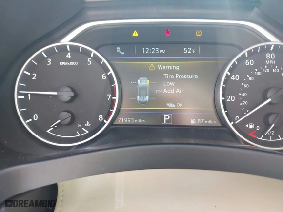 2016 Nissan Murano S with VIN 5N1AZ2MGXGN155533, listed as a IAAI auction lot 41811188 with 71,993 mi miles. Bid and sale history available at carsss.com. Image 7.