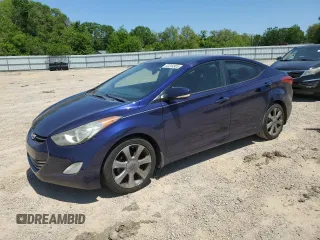 2013 Hyundai Elantra Limited с VIN 5NPDH4AE7DH274624, выставлен на аукционе Copart как лот 53244905 с пробегом 101 666 миль миль и Списание • Salvage title. История ставок и продаж доступна на DreamBid. Изображение 1.
