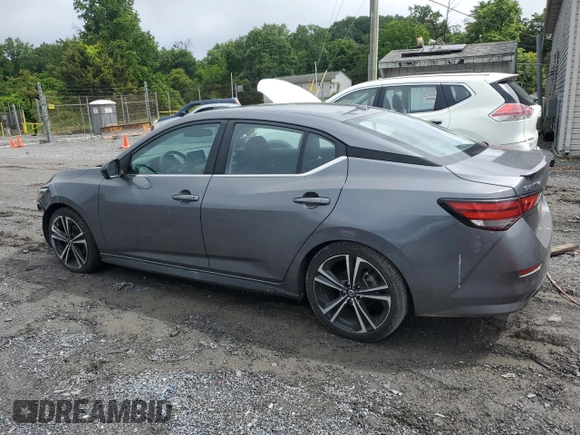 2021 Nissan Sentra SR z VIN 3N1AB8DV9MY209190, wystawiony jako Copart lot #57677395 z przebiegiem 43 950 mil mil oraz Szkoda całkowita • Salvage title. Historia ofert i sprzedaży dostępna na DreamBid. Obrazek 2.