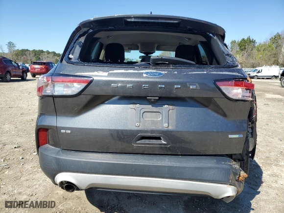 2020 Ford Escape SE with VIN 1FMCU9G62LUB22626, listed as a Copart auction lot 50601455 with 37,056 mi miles and Salvage Title. Bid and sale history available at carsss.com. Image 6.