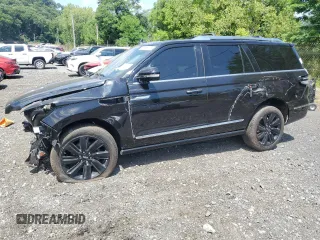 2024 Lincoln Navigator Reserve with VIN 5LMJJ2LG3REL05460, listed as a Copart auction lot 66188975 with Not provided miles and Salvage title. Bid and sale history available at DreamBid. Image 1.