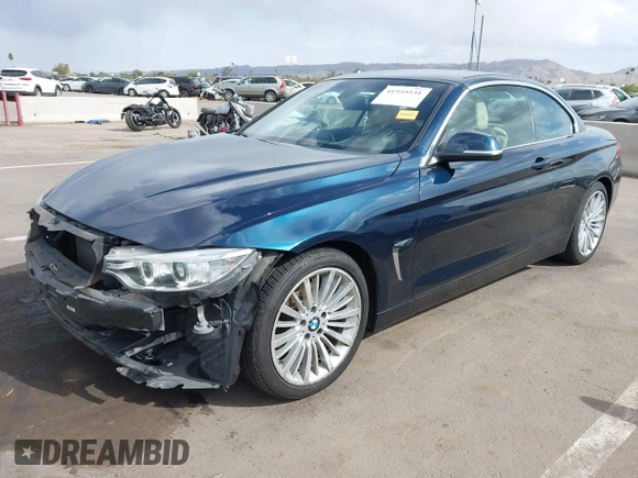 2014 BMW 4 Series 428i with VIN WBA3V5C52EJ968893, listed as a IAAI auction lot 41955531 with 91,090 mi miles and . Bid and sale history available at DreamBid. Image 18.