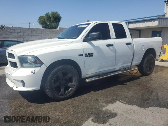 2014 Ram 1500 Tradesman with VIN 1C6RR6FTXES148936, listed as a Copart auction lot 60737645 with 109,798 mi miles and Salvage title. Bid and sale history available at DreamBid. Image 1.