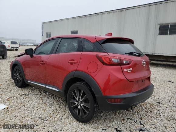 2017 Mazda CX-3 Grand Touring with VIN JM1DKFD79H0162503, listed as a Copart auction lot 44717205 with 102,013 mi miles and Salvage Title. Bid and sale history available at carsss.com. Image 2.