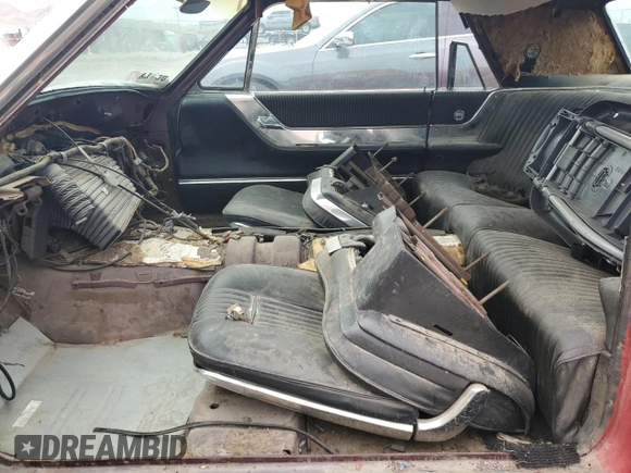 1966 Ford Thunderbird with VIN 6Y870135392, listed as a Copart auction lot 66917184 with Not Provided miles and Salvage Title. Bid and sale history available at DreamBid. Image 7.