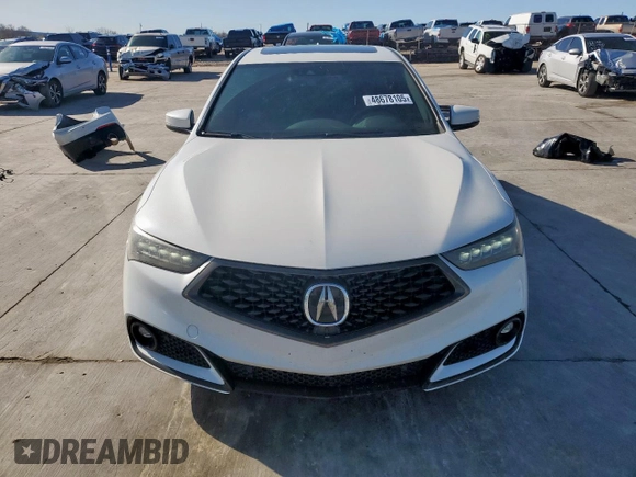 2018 Acura TLX w/A-SPEC Pkg z VIN 19UUB2F67JA000092, wystawiony jako Copart lot #48678105 z przebiegiem 99 106 mil mil oraz Szkoda całkowita • Salvage title. Historia ofert i sprzedaży dostępna na DreamBid. Obrazek 5.