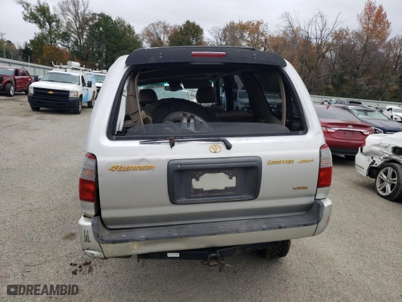 2000 Toyota 4Runner Limited with VIN JT3HN87R6Y0313223, listed as a Copart auction lot 84913694 with 0 mi miles and Salvage Title. Bid and sale history available at carsss.com. Image 6.