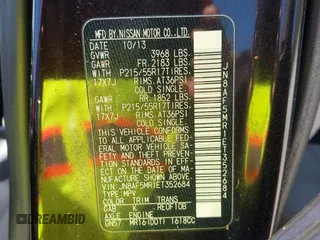 2014 Nissan Juke S with VIN JN8AF5MR1ET352684, listed as a IAAI auction lot 41997859 with Not Provided miles. Bid and sale history available at carsss.com. Image 9.