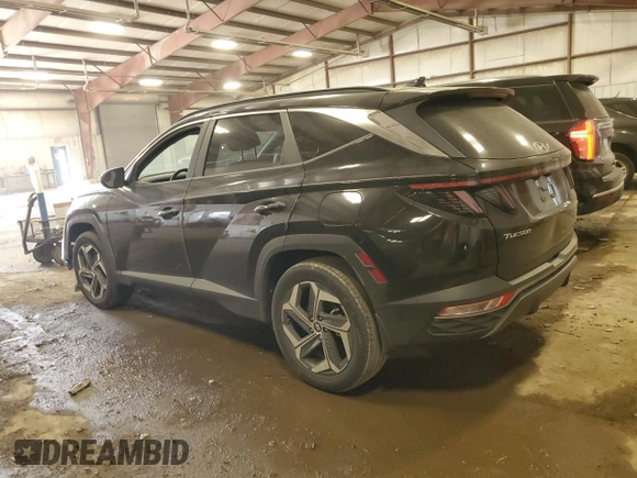 2024 Hyundai Tucson SEL z VIN 5NMJFCDE3RH378059, wystawiony jako Copart lot #54627725 z przebiegiem Nie podano mil oraz Szkoda całkowita • Salvage title. Historia ofert i sprzedaży dostępna na DreamBid. Obrazek 2.
