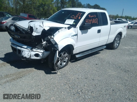 2014 Ford F-150 XL with VIN 1FTFX1EF3EKD09207, listed as a IAAI auction lot 42051107 with 106,664 mi miles. Bid and sale history available at carsss.com. Image 17.