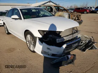2016 Audi A6 2.0T Premium Plus with VIN WAUGFAFC5GN026818, listed as a Copart auction lot 66069772 with 46,528 mi miles. Bid and sale history available at carsss.com. Image 1.