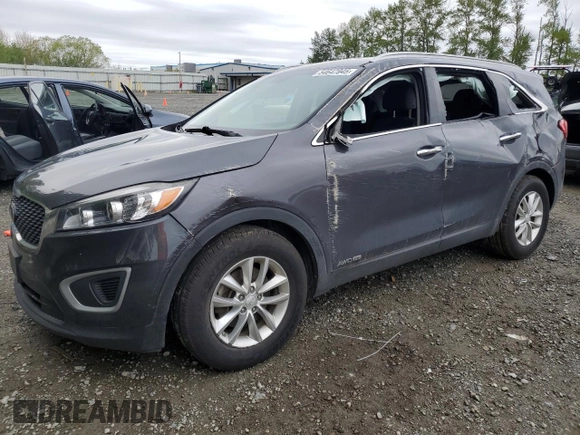 2018 Kia Sorento LX with VIN 5XYPGDA55JG365362, listed as a Copart auction lot 54647945 with 110,487 mi miles and Salvage Title. Bid and sale history available at carsss.com. Image 1.