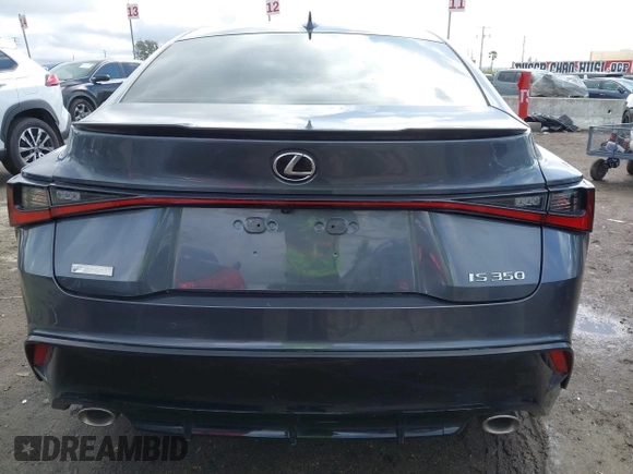 2021 Lexus IS 350 F Sport with VIN JTHGZ1B28M5047647, listed as a IAAI auction lot 41520143 with 27,544 mi miles and . Bid and sale history available at DreamBid. Image 16.