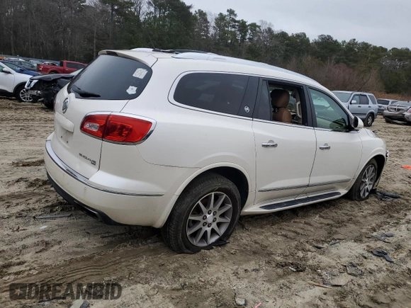 2014 Buick Enclave Leather with VIN 5GAKVBKD5EJ253601, listed as a Copart auction lot 85413264 with 111,334 mi miles and Salvage Title. Bid and sale history available at carsss.com. Image 3.