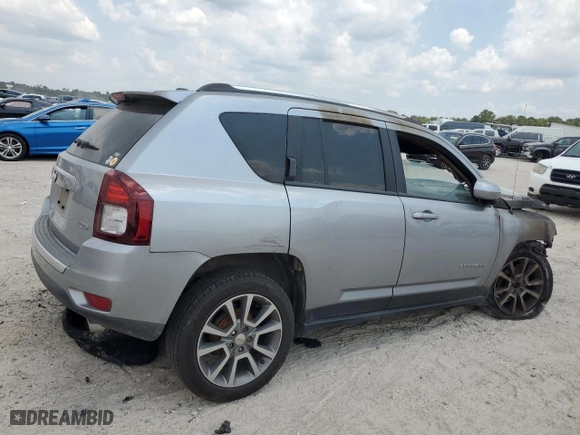 2017 Jeep Compass High Altitude with VIN 1C4NJCEB5HD166212, listed as a Copart auction lot 68888814 with 0 mi miles and Non Repairable. Bid and sale history available at carsss.com. Image 3.