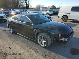 2018 Audi A5 Sportback Premium Plus with VIN WAUENCF51JA080963, listed as a Copart auction lot 40986024 with 71,160 mi miles. Bid and sale history available at carsss.com. Image 4.