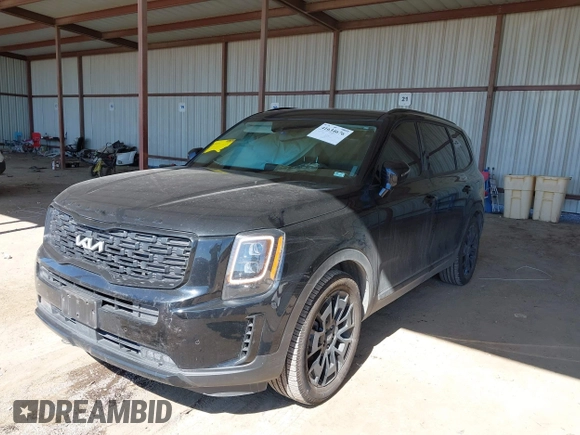 2022 Kia Telluride SX with VIN 5XYP5DHC8NG247726, listed as a IAAI auction lot 41634676 with 63,024 mi miles and . Bid and sale history available at carsss.com. Image 17.