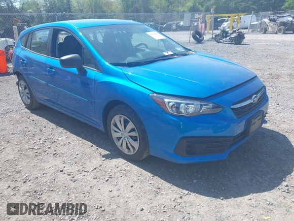 2022 Subaru Impreza with VIN 4S3GTAB63N3726194, listed as a IAAI auction lot 42282184 with 29,076 mi miles and . Bid and sale history available at DreamBid. Image 1.