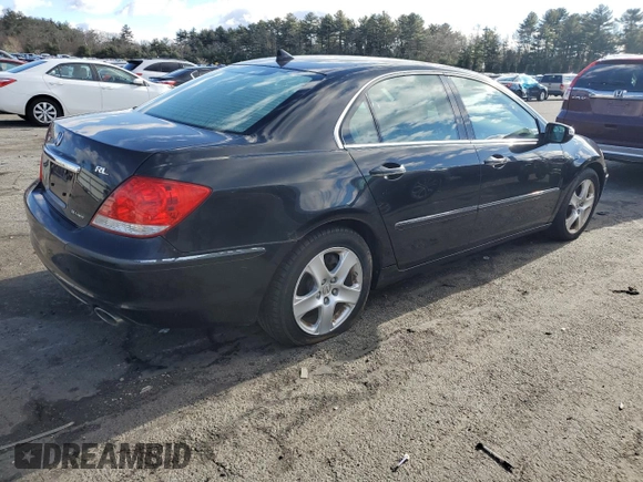 2006 Acura RL with VIN JH4KB16506C005975, listed as a Copart auction lot 87434694 with Not provided miles and Non repairable. Bid and sale history available at DreamBid. Image 3.