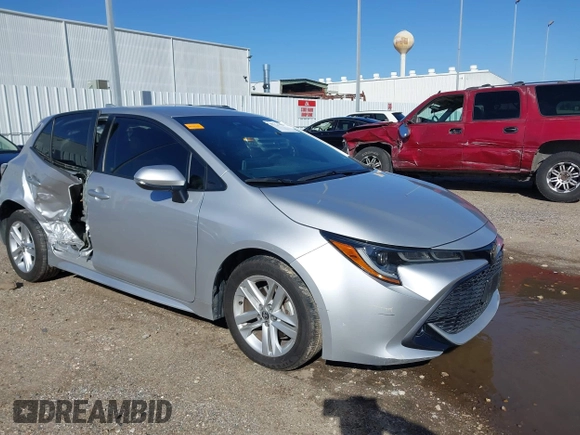 2020 Toyota Corolla Hatchback SE with VIN JTND4RBE0L3081535, listed as a IAAI auction lot 41721684 with 49,373 mi miles. Bid and sale history available at carsss.com. Image 1.