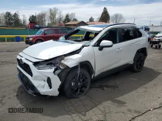 2024 Toyota RAV4 Hybrid SE with VIN 2T3T6RFV9RW057454, listed as a Copart auction lot 53401375 with 9,163 mi miles and Salvage title. Bid and sale history available at DreamBid. Image 1.