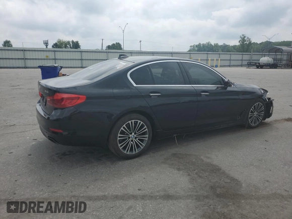 2018 BMW 5 Series 540i with VIN WBAJE5C54JWA93338, listed as a Copart auction lot 54312385 with 77,537 mi miles and Salvage title. Bid and sale history available at DreamBid. Image 3.