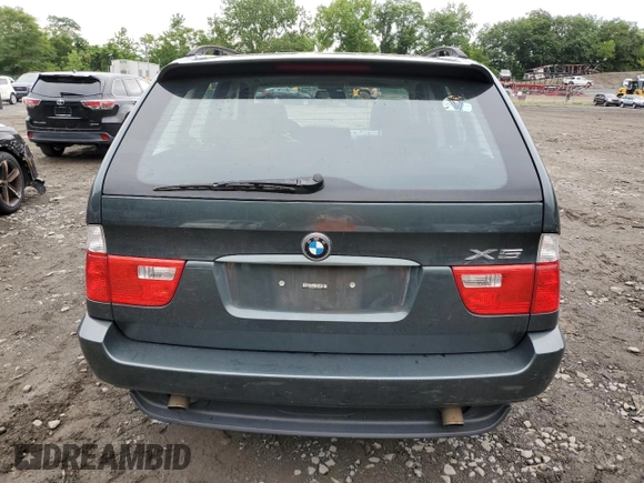 2006 BMW X5 3.0i with VIN 5UXFA13586LY43146, listed as a Copart auction lot 66535094 with 183,785 mi miles and Salvage Title. Bid and sale history available at carsss.com. Image 6.