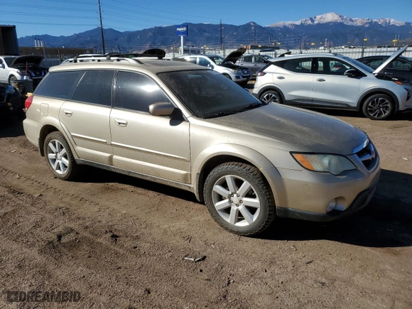 2008 Subaru Outback (Natl) Ltd with VIN 4S4BP62C787357642, listed as a Copart auction lot 76616344 with 168,616 mi miles and Non Repairable. Bid and sale history available at carsss.com. Image 4.