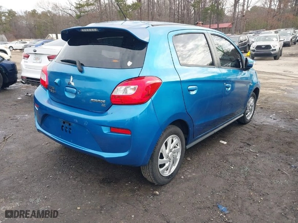 2018 Mitsubishi Mirage SE with VIN ML32A4HJ1JH009144, listed as a IAAI auction lot 41453196 with 73,995 mi miles. Bid and sale history available at carsss.com. Image 4.
