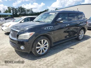 2014 Infiniti QX80 with VIN JN8AZ2NF4E9555706, listed as a Copart auction lot 66904864 with 169,137 mi miles and Clean Title. Bid and sale history available at carsss.com. Image 1.