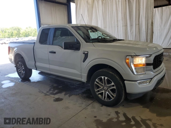 2022 Ford F-150 XL with VIN 1FTEX1EP5NKD35795, listed as a Copart auction lot 66329465 with 42,469 mi miles and Salvage title. Bid and sale history available at DreamBid. Image 4.