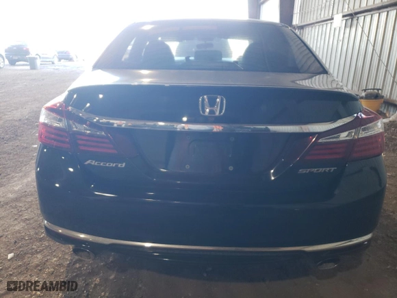 2017 Honda Accord Sedan Sport with VIN 1HGCR2F54HA275962, listed as a Copart auction lot 87047934 with 99,680 mi miles and Salvage Title. Bid and sale history available at carsss.com. Image 6.