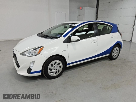 2016 Toyota Prius One z VIN JTDKDTB31G1121940, wystawiony jako Copart lot #52518575 z przebiegiem 75 287 mil mil oraz Czysty tytuł • Clean title. Historia ofert i sprzedaży dostępna na DreamBid. Obrazek 1.