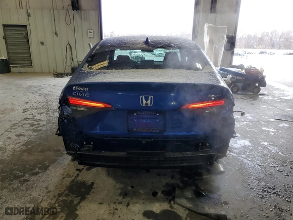 2023 Honda Civic Sedan Sport with VIN 2HGFE2F53PH518895, listed as a Copart auction lot 44907555 with 24,464 mi miles and Salvage Title. Bid and sale history available at carsss.com. Image 6.
