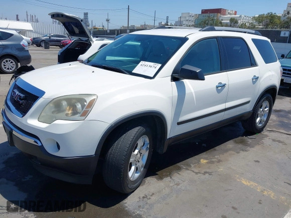 2011 GMC Acadia SL z VIN 1GKKRNED3BJ215509, wystawiony jako IAAI lot #42413674 z przebiegiem 96 524 mil mil oraz . Historia ofert i sprzedaży dostępna na DreamBid. Obrazek 2.