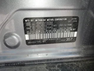 2017 Mitsubishi Outlander Sport ES 2.0 with VIN JA4AP3AU6HZ013811, listed as a IAAI auction lot 41979622 with 130,111 mi miles. Bid and sale history available at carsss.com. Image 9.