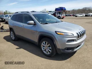 2014 Jeep Cherokee Limited with VIN 1C4PJMDS9EW140843, listed as a Copart auction lot 53610015 with 93,813 mi miles and Salvage Title. Bid and sale history available at carsss.com. Image 4.