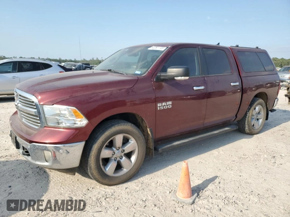 2016 Ram 1500 Big Horn with VIN 1C6RR6LM3GS201573, listed as a Copart auction lot 53261195 with 53,832 mi miles and Clean Title. Bid and sale history available at carsss.com. Image 1.