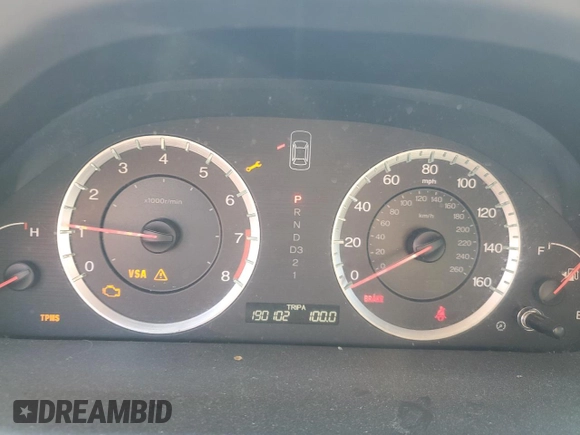 2008 Honda Accord EX-L z VIN 1HGCP36838A041687, wystawiony jako Copart lot #52078095 z przebiegiem 190 102 mil mil oraz Szkoda całkowita • Salvage title. Historia ofert i sprzedaży dostępna na DreamBid. Obrazek 9.