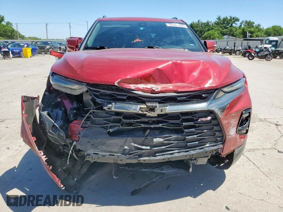 2019 Chevrolet Blazer RS с VIN 3GNKBERS2KS694147, выставлен на аукционе Copart как лот 57687495 с пробегом 43 190 миль миль и Списание • Salvage title. История ставок и продаж доступна на DreamBid. Изображение 5.