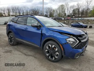 2023 Kia Sportage X-Line with VIN 5XYK6CAF1PG012271, listed as a Copart auction lot 53190145 with 49,392 mi miles and Salvage Title. Bid and sale history available at carsss.com. Image 4.