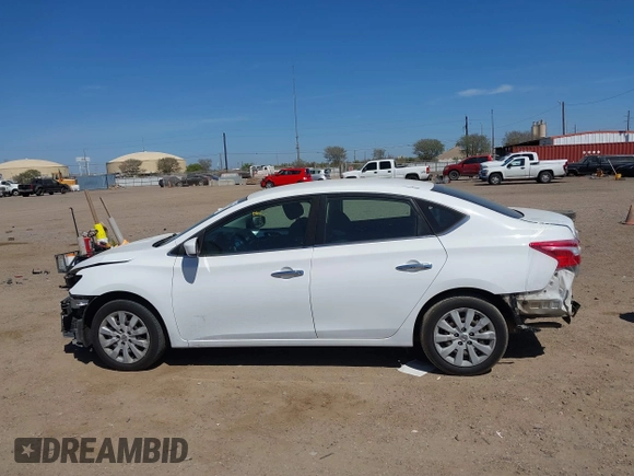 2019 Nissan Sentra S with VIN 3N1AB7AP2KY303215, listed as a IAAI auction lot 41806858 with 97,971 mi miles. Bid and sale history available at carsss.com. Image 15.