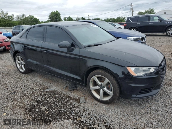 2015 Audi A3 Premium with VIN WAUBFGFF9F1126370, listed as a Copart auction lot 62203605 with 105,503 mi miles and Clean title. Bid and sale history available at DreamBid. Image 4.