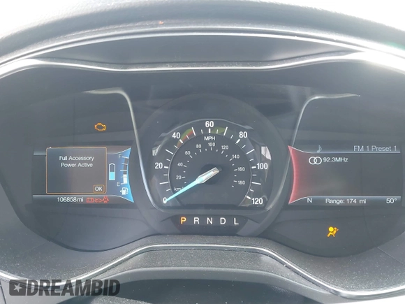 2018 Ford Fusion Titanium with VIN 3FA6P0RU6JR115236, listed as a IAAI auction lot 42111343 with 106,858 mi miles and . Bid and sale history available at DreamBid. Image 7.
