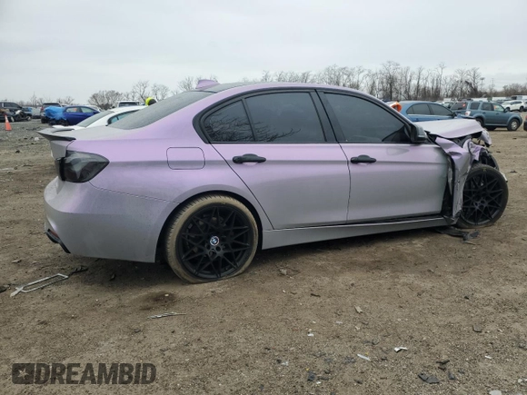 2015 BMW 3 Series 320i xDrive with VIN WBA3C3G58FNS73235, listed as a Copart auction lot 47827065 with 132,015 mi miles and Salvage title. Bid and sale history available at DreamBid. Image 3.