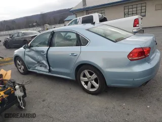 2012 Volkswagen Passat SE with VIN 1VWBP7A31CC059743, listed as a Copart auction lot 47315785 with 106,597 mi miles and Salvage Title. Bid and sale history available at carsss.com. Image 2.