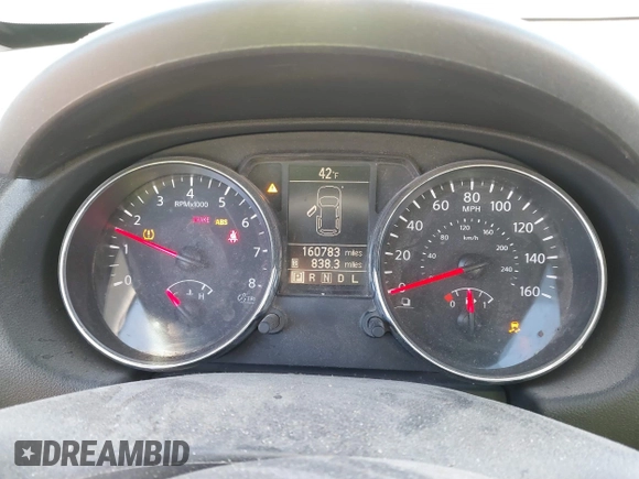 2015 Nissan Rogue S with VIN JN8AS5MVXFW261910, listed as a IAAI auction lot 41769475 with 160,783 mi miles and . Bid and sale history available at DreamBid. Image 7.